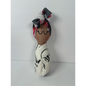Dreadful Stitch Rattle Doll - Handmade